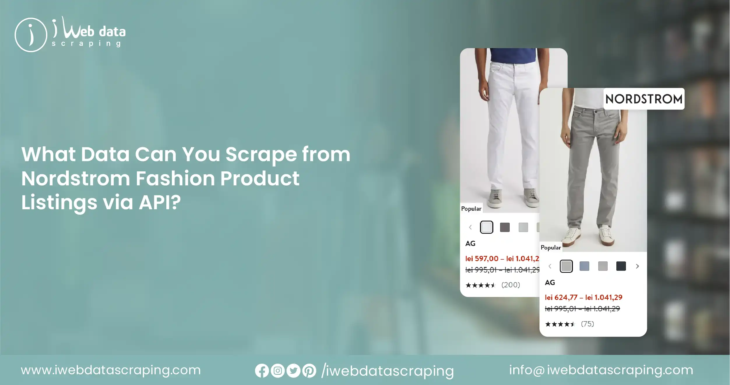 What Data Can You Scrape from Nordstrom Fashion Product Listings via API
